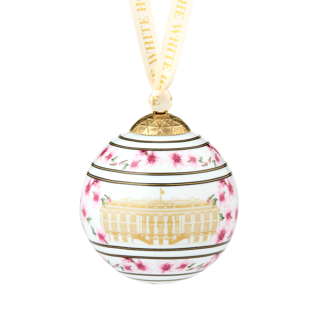 Cherry Blossom Fine Bone China  3" Bauble Ornament