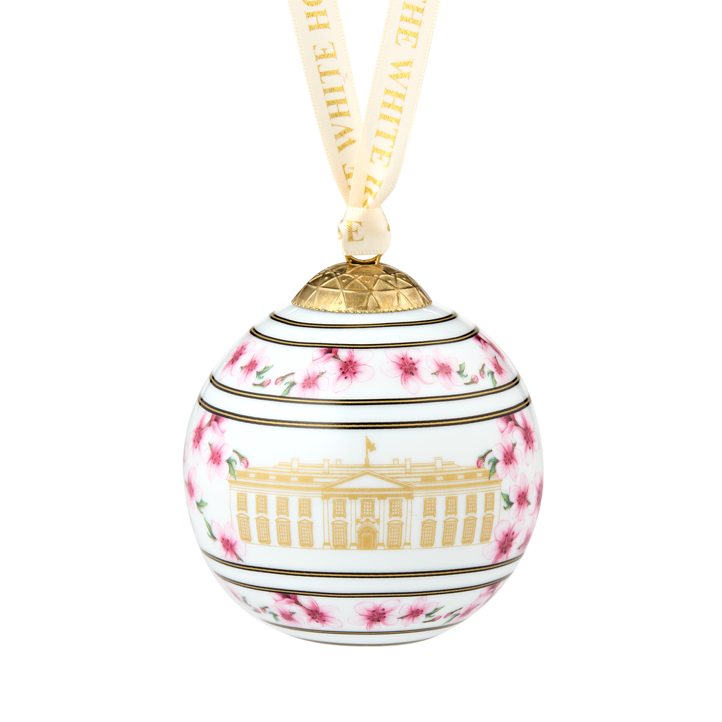 Cherry Blossom Fine Bone China  3" Bauble Ornament