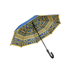 Blue Room Straight Umbrella with Printed Interior