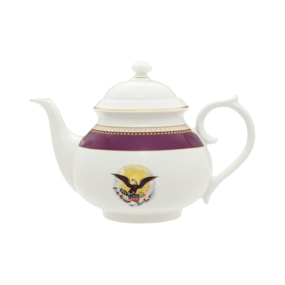 Lincoln Tea Collection, Set with Tea Pot and Two Tea Cups & Saucers