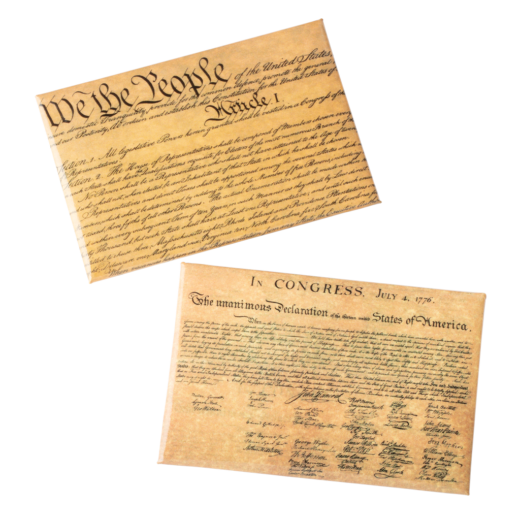 Declaration of Independence and Constitution Magnets