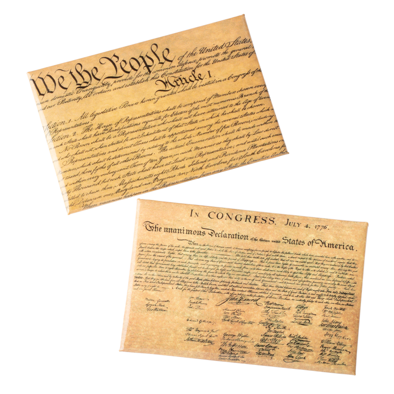 Declaration of Independence and Constitution Magnets