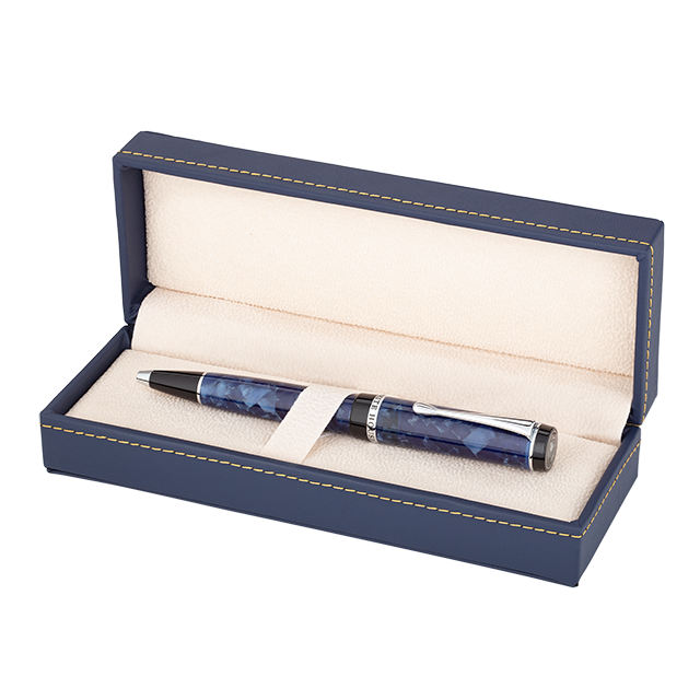 White House Marbleized Resin Rollerball Pen with Truman Seal
