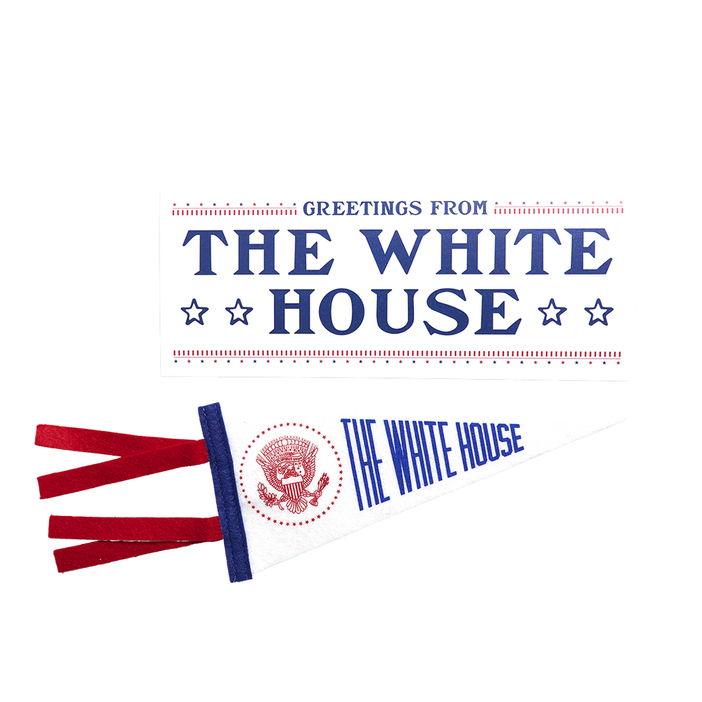 White House Greeting Card With 9