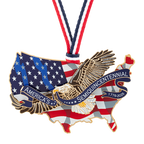 America250 Eagle of Freedom Over America Ornament front