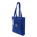FEED Book Tote with White House Graphic - Blue - Tilted