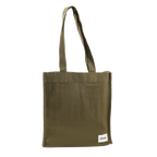 FEED Book Tote with White House Graphic - Green - Back