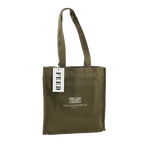 FEED Book Tote with White House Graphic - Green - Front