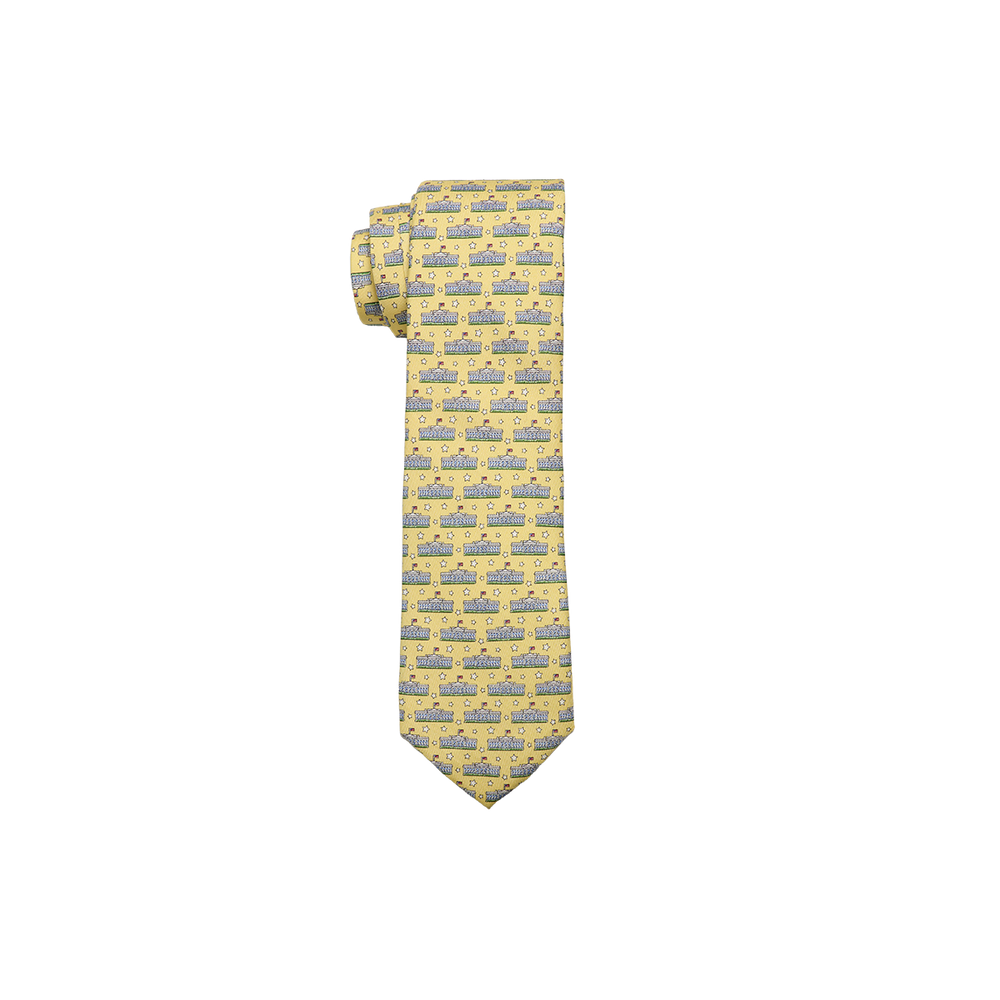 Vineyard Vines White House Silk Tie - Yellow