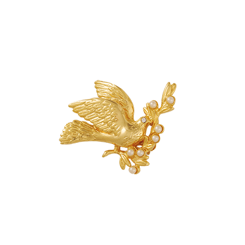 Peace Dove Pendant - Front