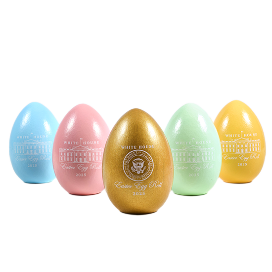 Official 2025 White House Easter Egg Set