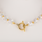 Green Room Crystal Cube Necklace
