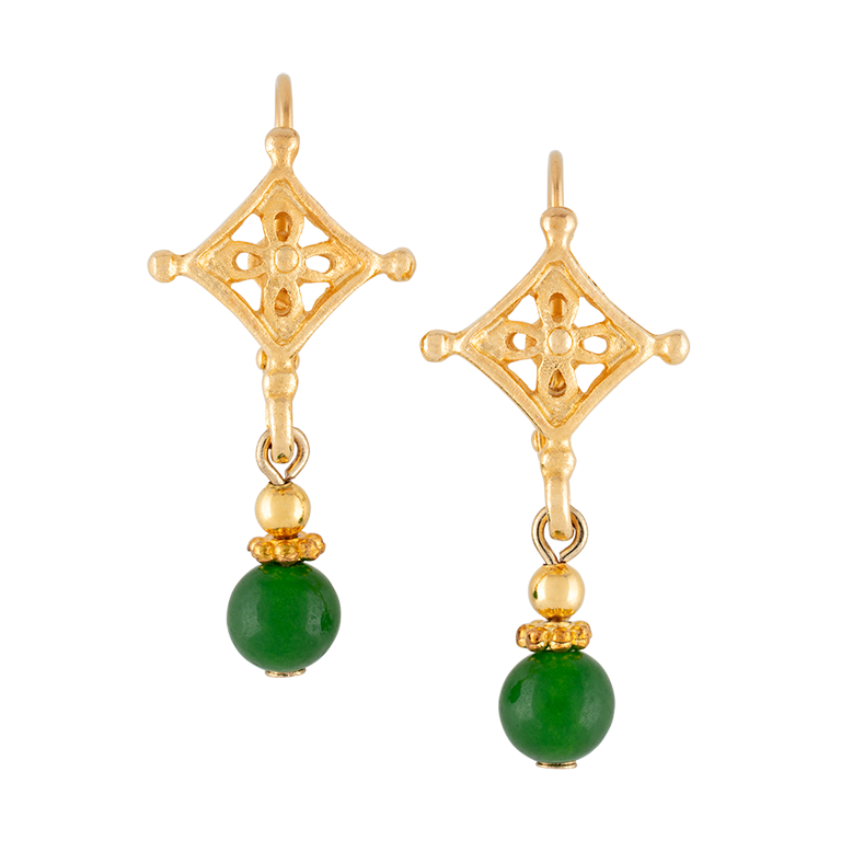 Green Room Latch Back Earrings