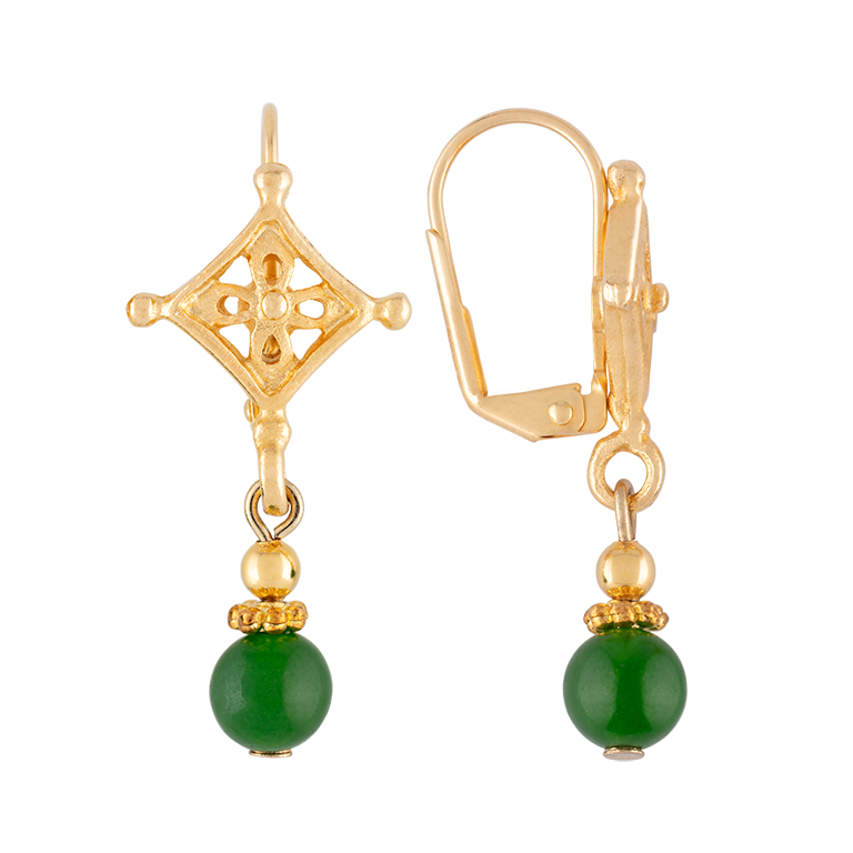 Green Room Latch Back Earrings