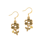 White House Beekeeper Earring on Wire front