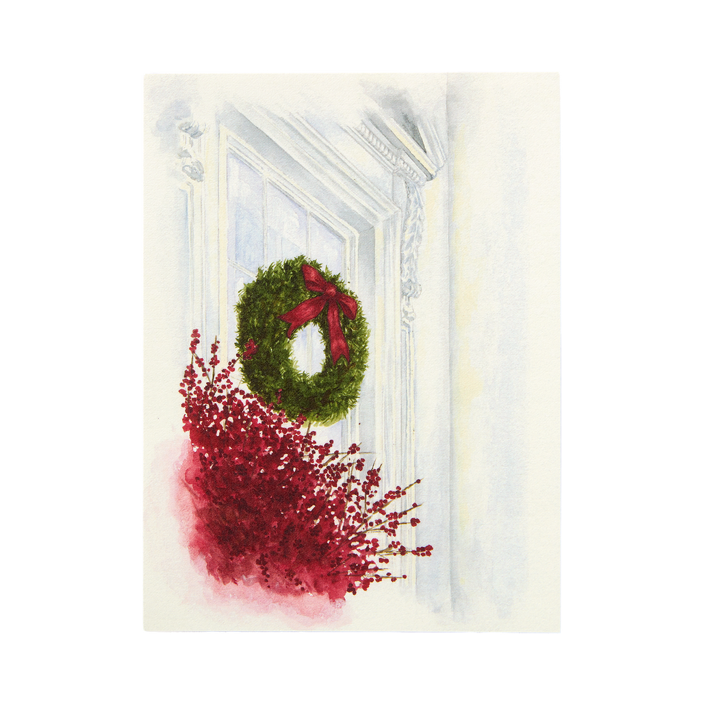 White House Festive Holiday Notecards