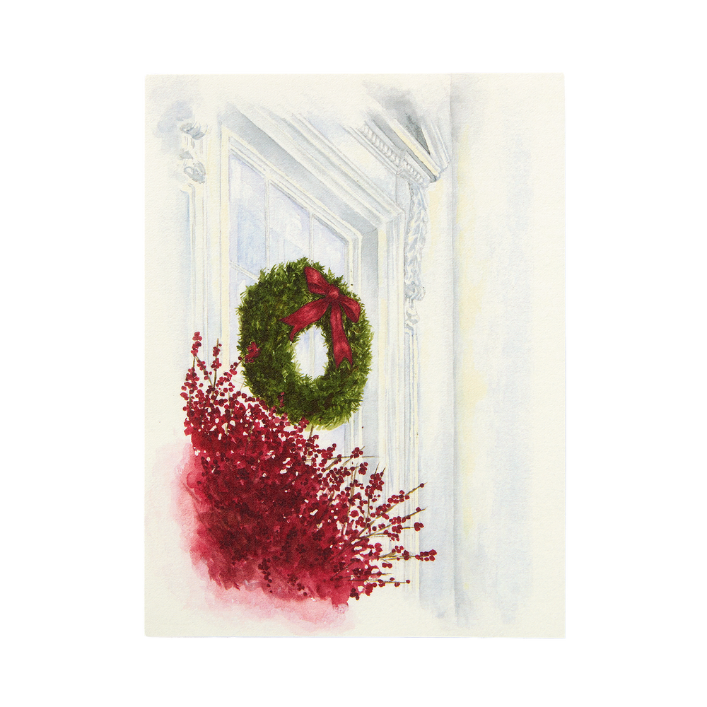 White House Festive Holiday Notecards