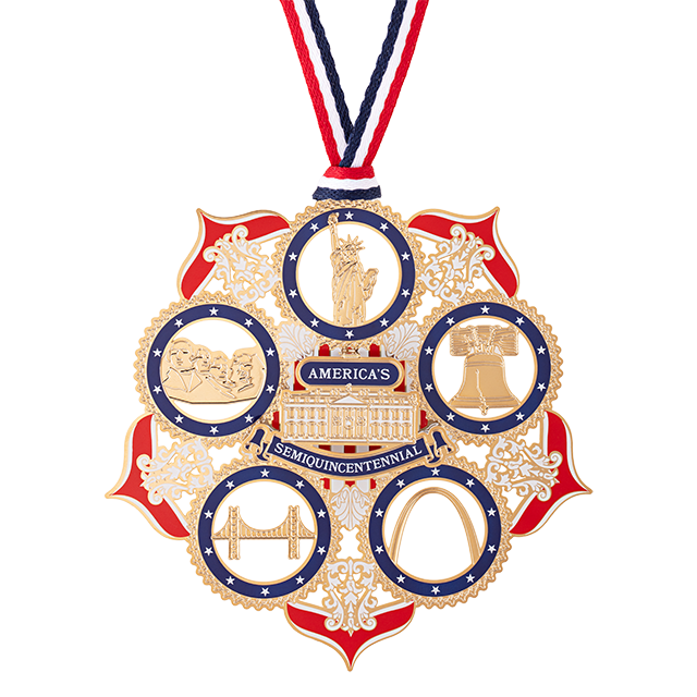 America250 American Icons Ornament front