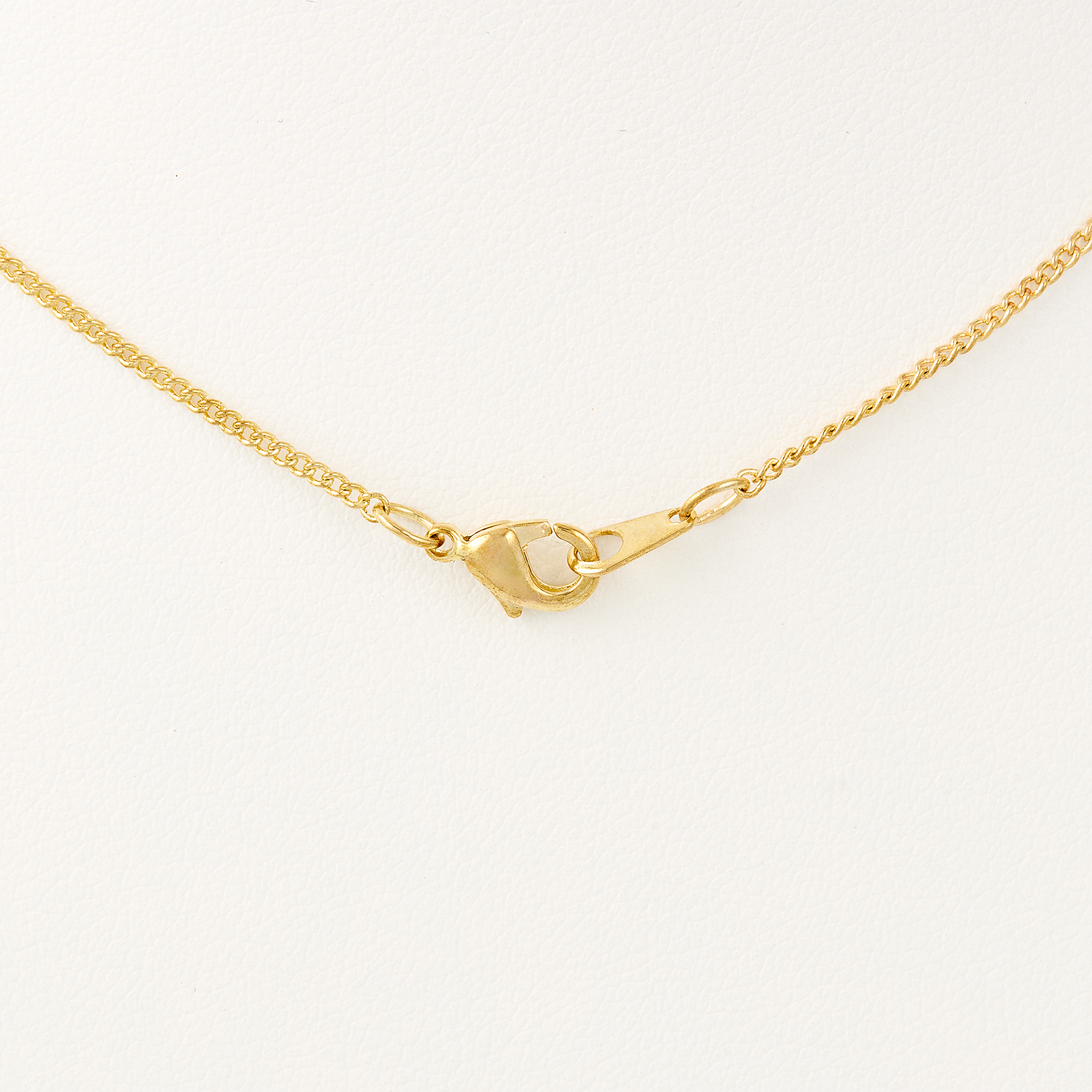 Lincoln Presidential China Inspired Faceted Amethyst Pendant Necklace with Gold Accent