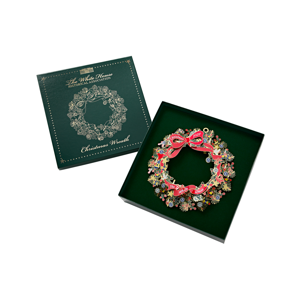 2023 Ornament Decorative Wreath (10”)