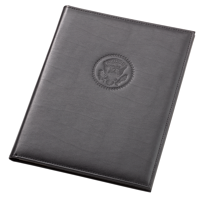 Leather Portfolio with Truman Seal