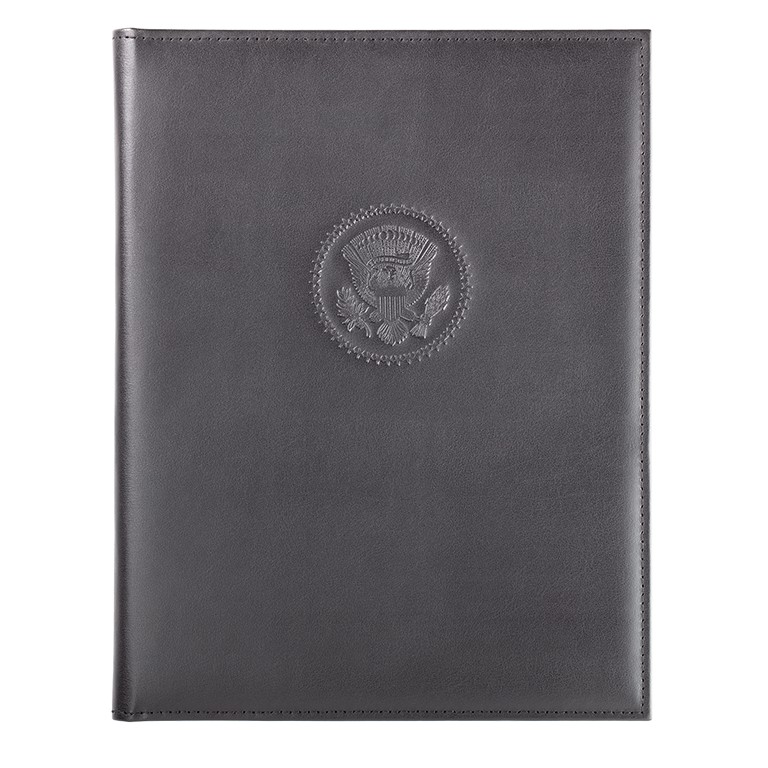 Leather Portfolio with Truman Seal