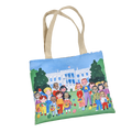 White House Illustrated Easter Tote