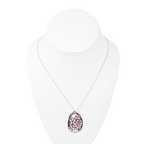 Cherry Blossom Layered Pendant Necklace
