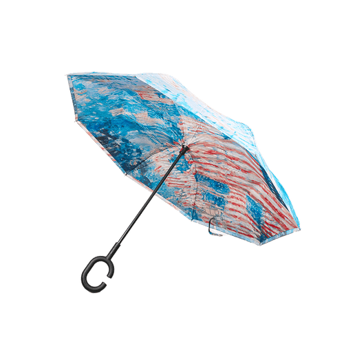 Avenue In The Rain Upside Down Umbrella - Rain Caper – White House