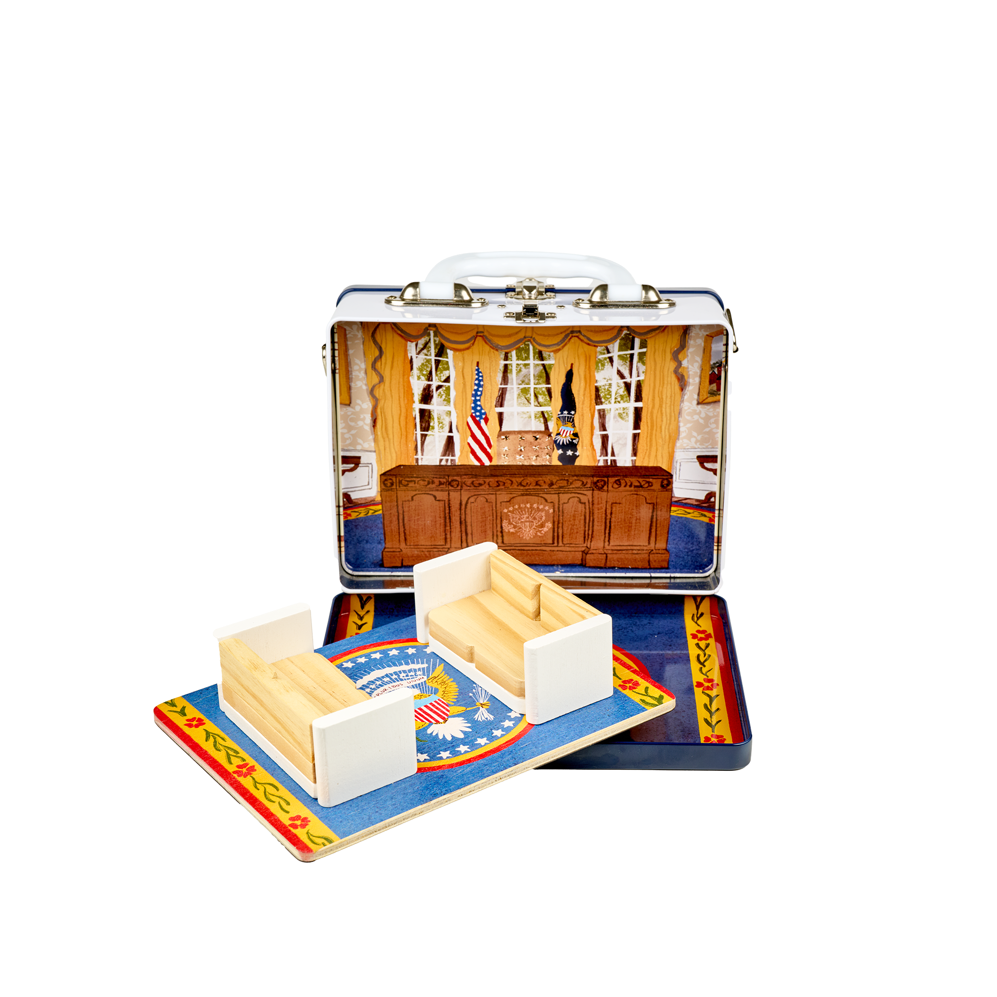 Play Maysie White House Play Case Dollhouse