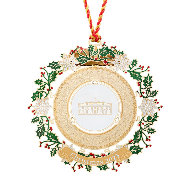 Official 2025 White House Christmas Ornament