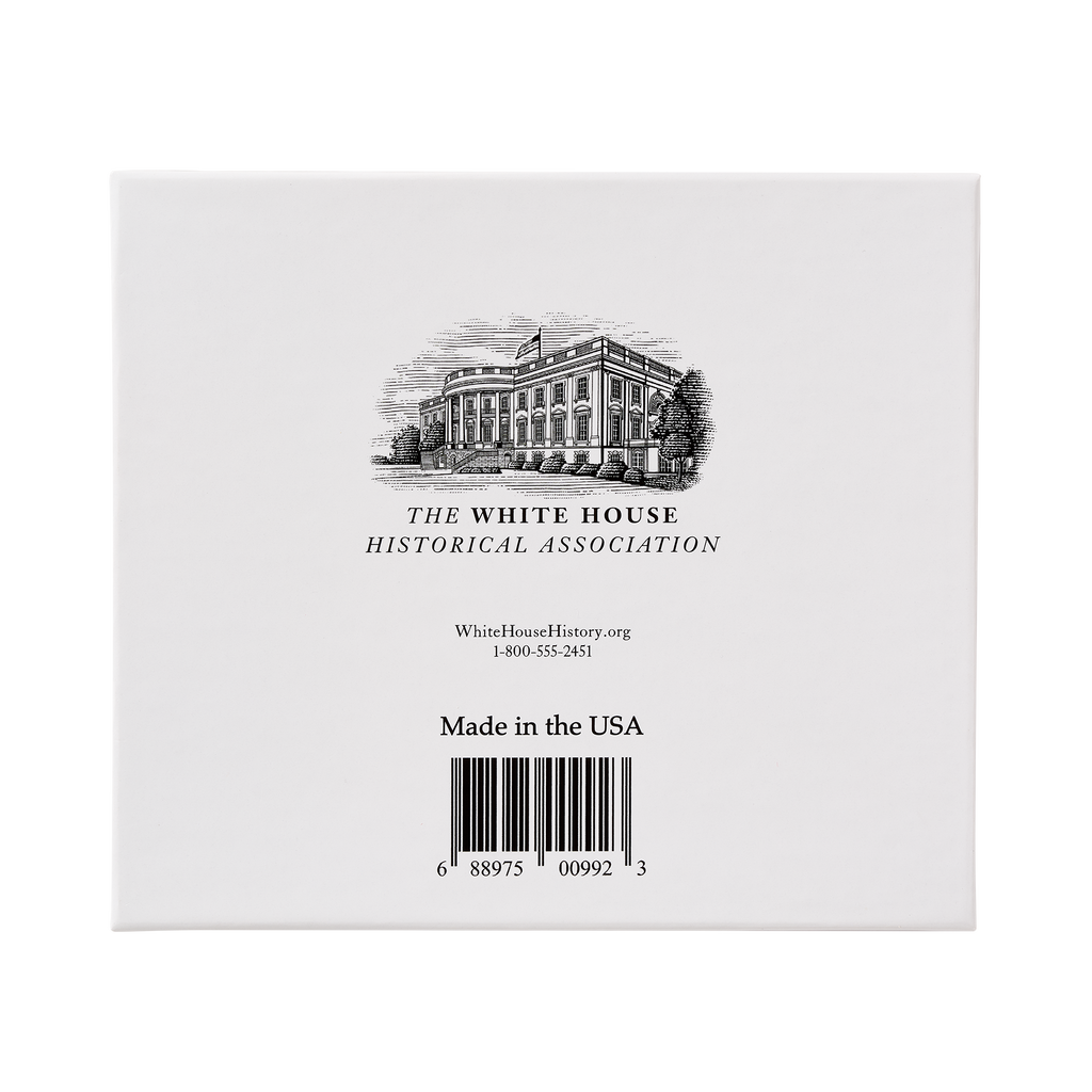 Official 2025 White House Christmas Ornament Back of Box