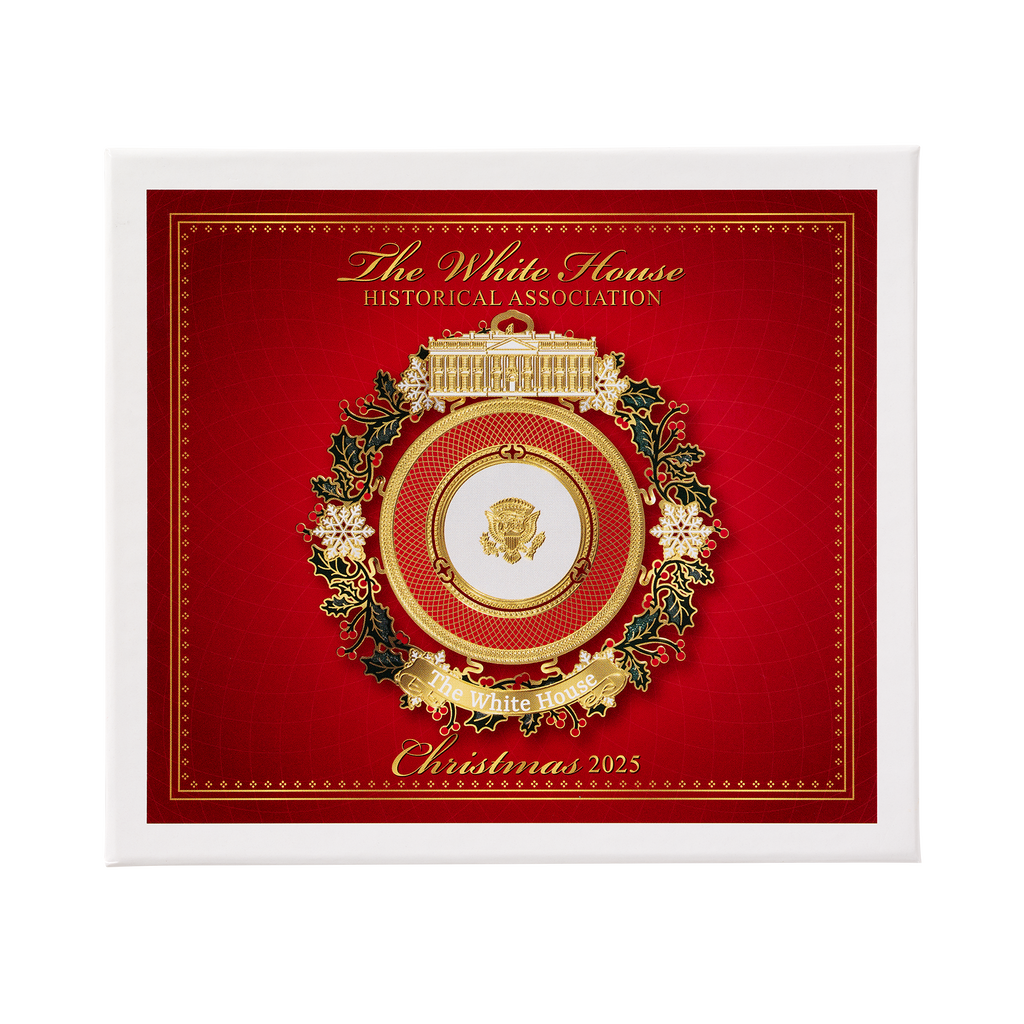 Official 2025 White House Christmas Ornament Box