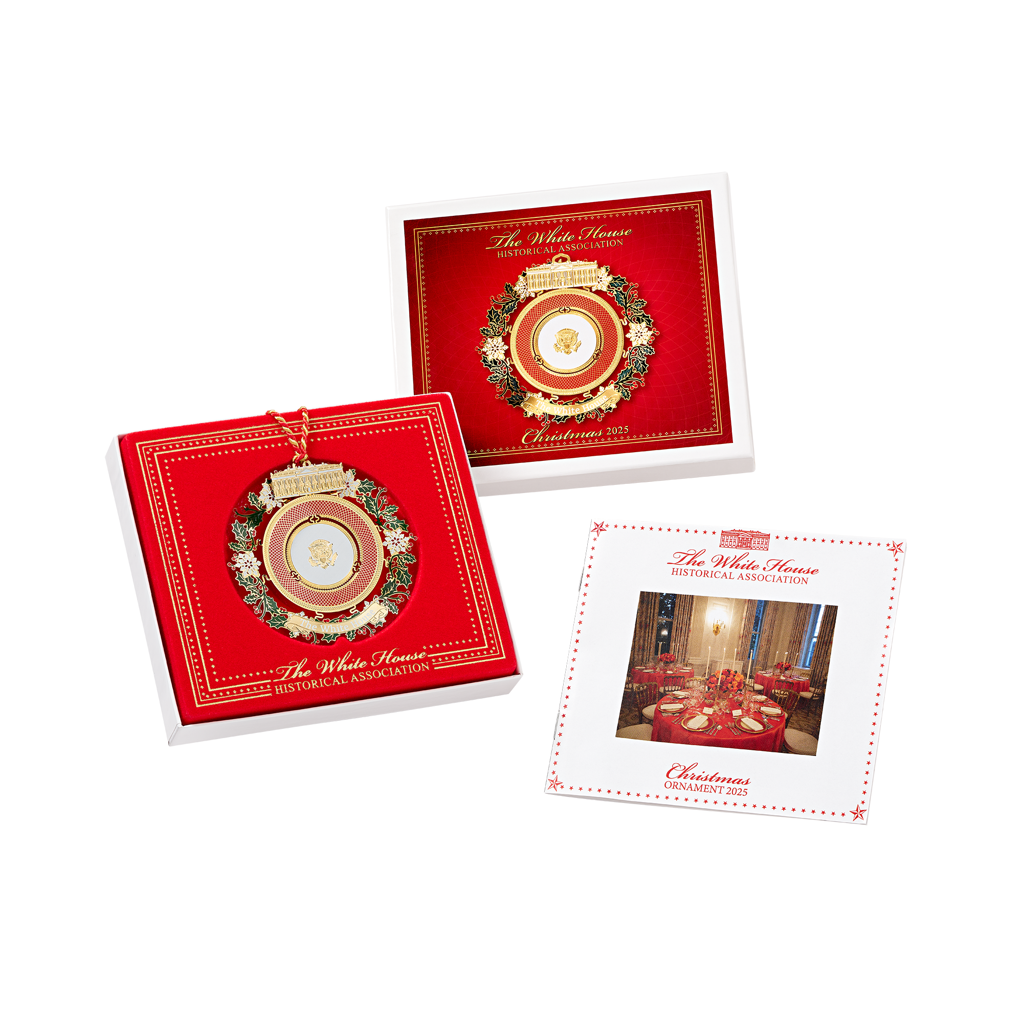 Official 2025 White House Christmas Ornament Contents