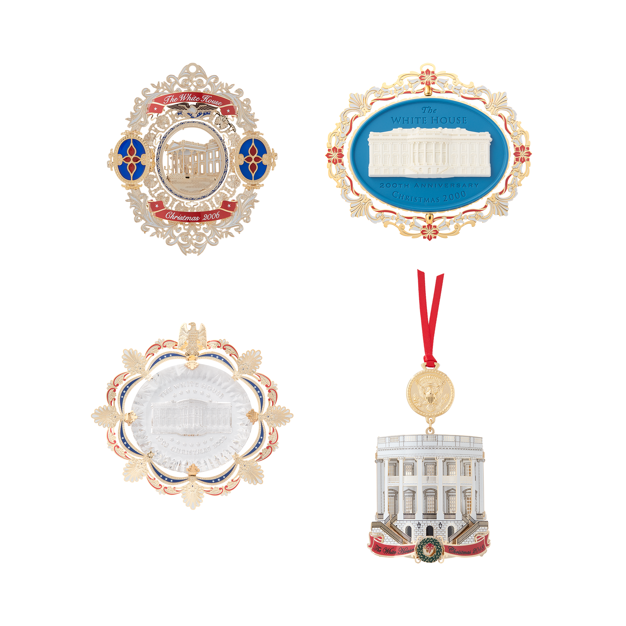 Official White House Christmas Ornament Design and Architecture Bundle