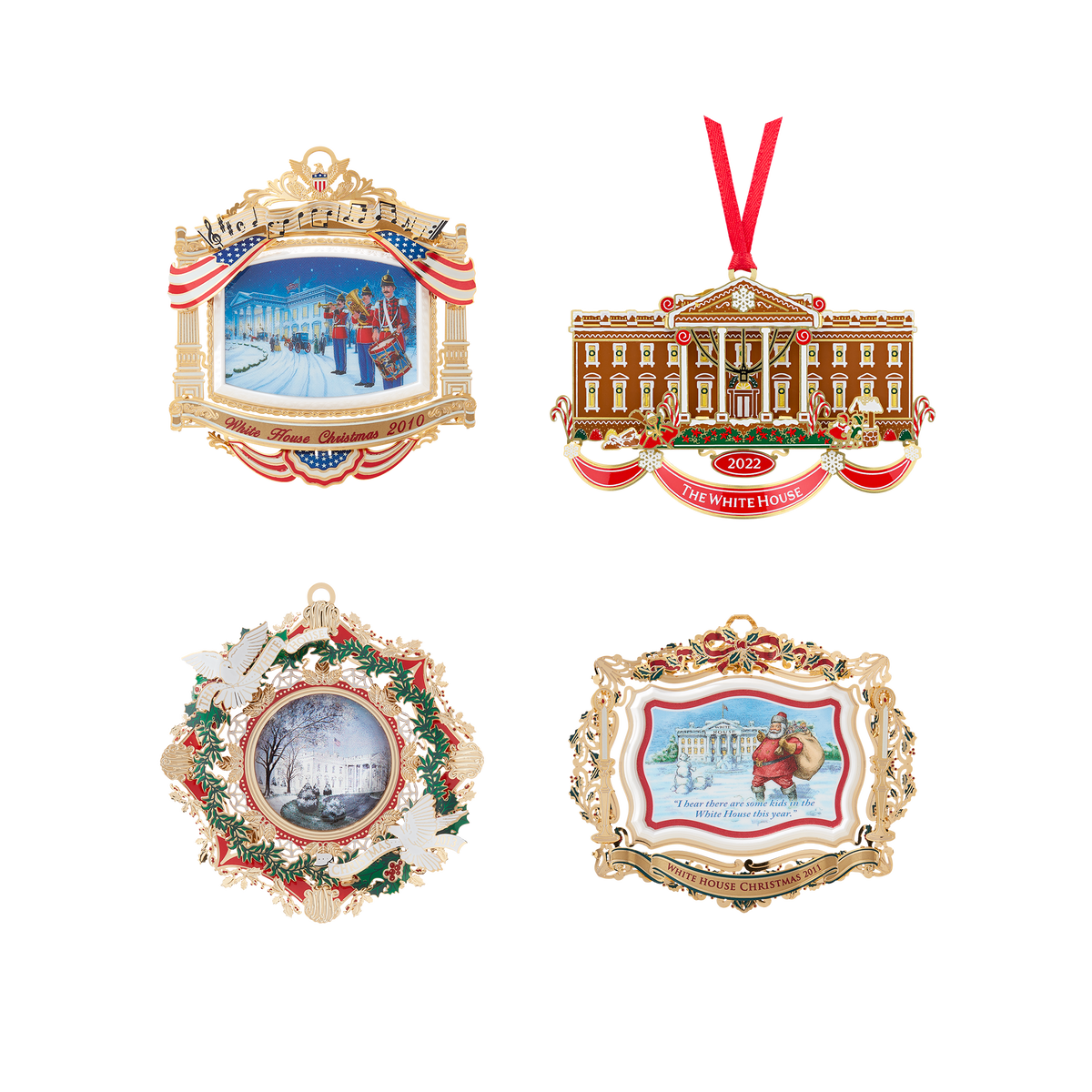 Official White House Christmas Ornament Christmas in July Value