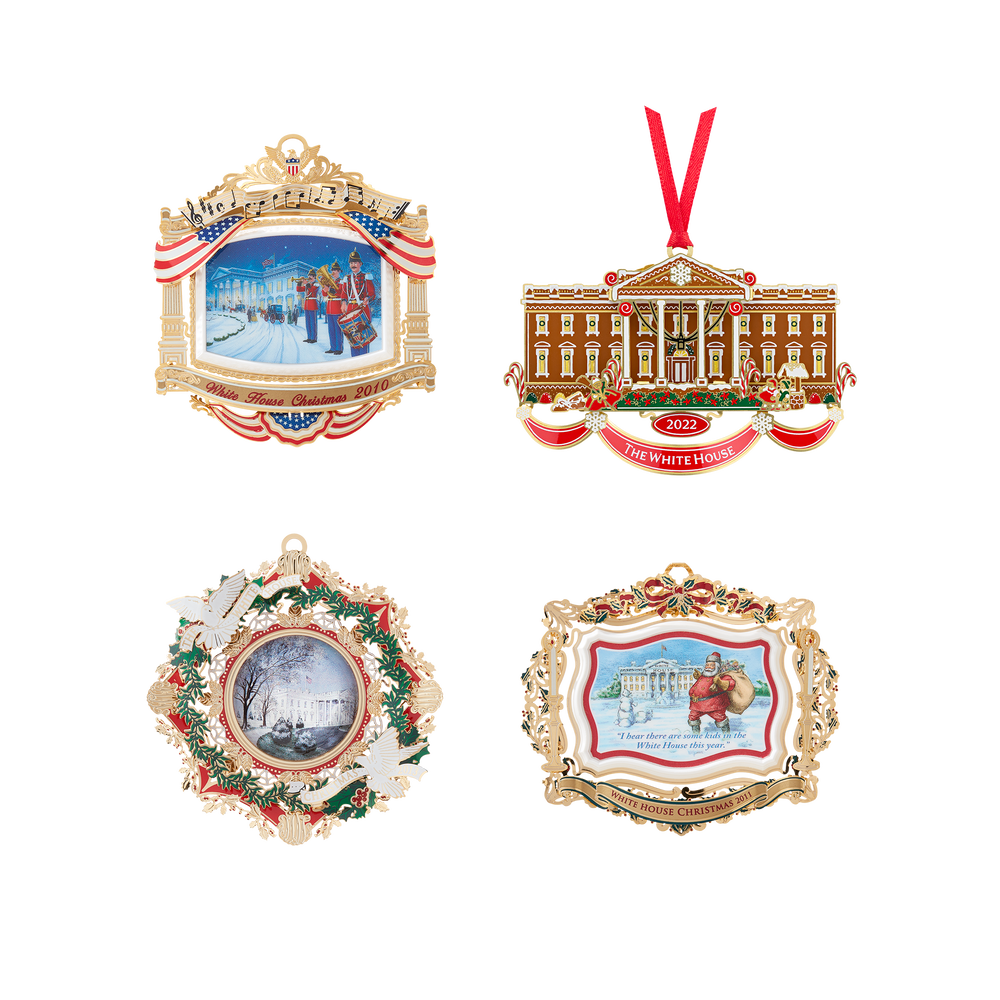 Official White House Christmas Ornament Christmas in July Value Bundle