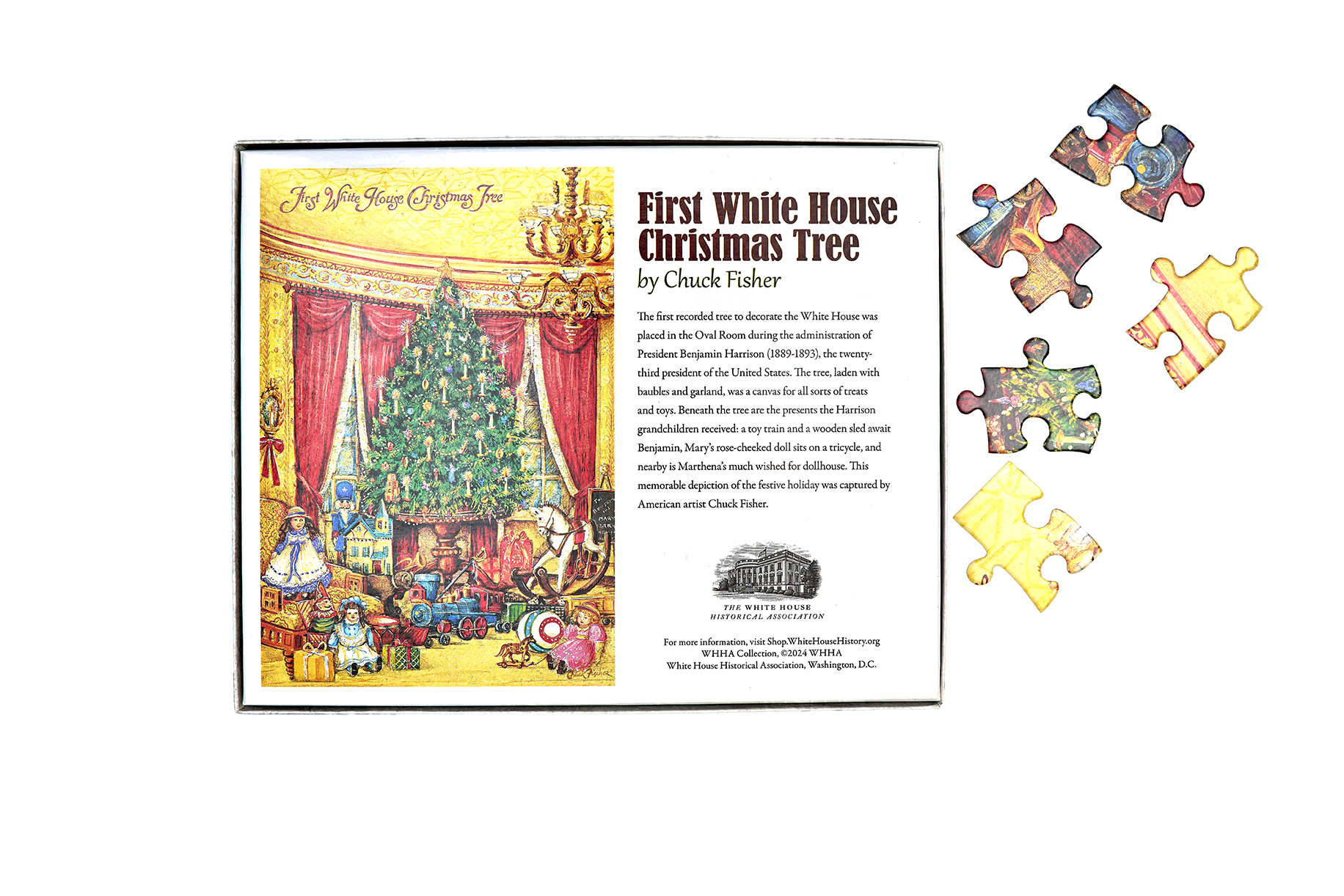 First White House Christmas Tree Puzzle - 100 Pieces