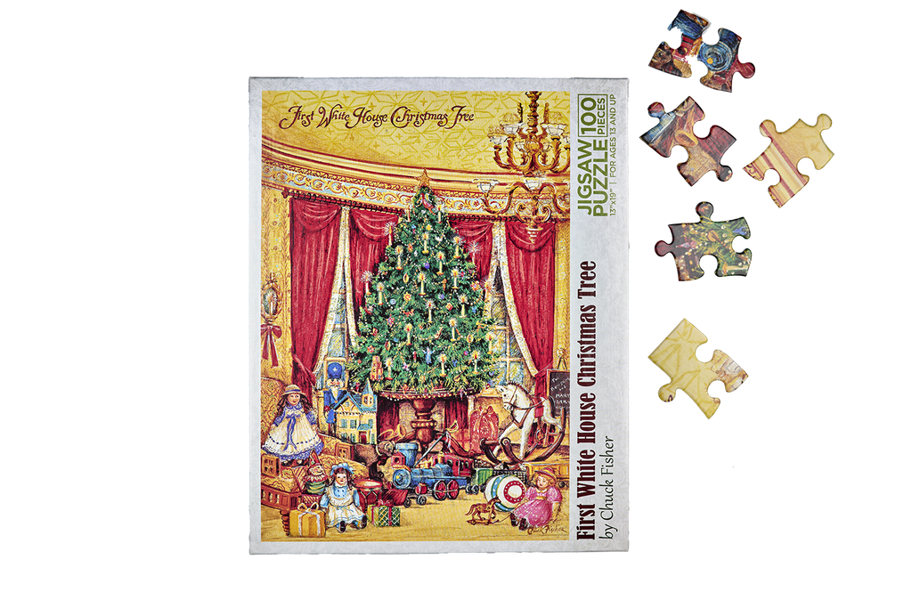 First White House Christmas Tree Puzzle - 100 Pieces – White House