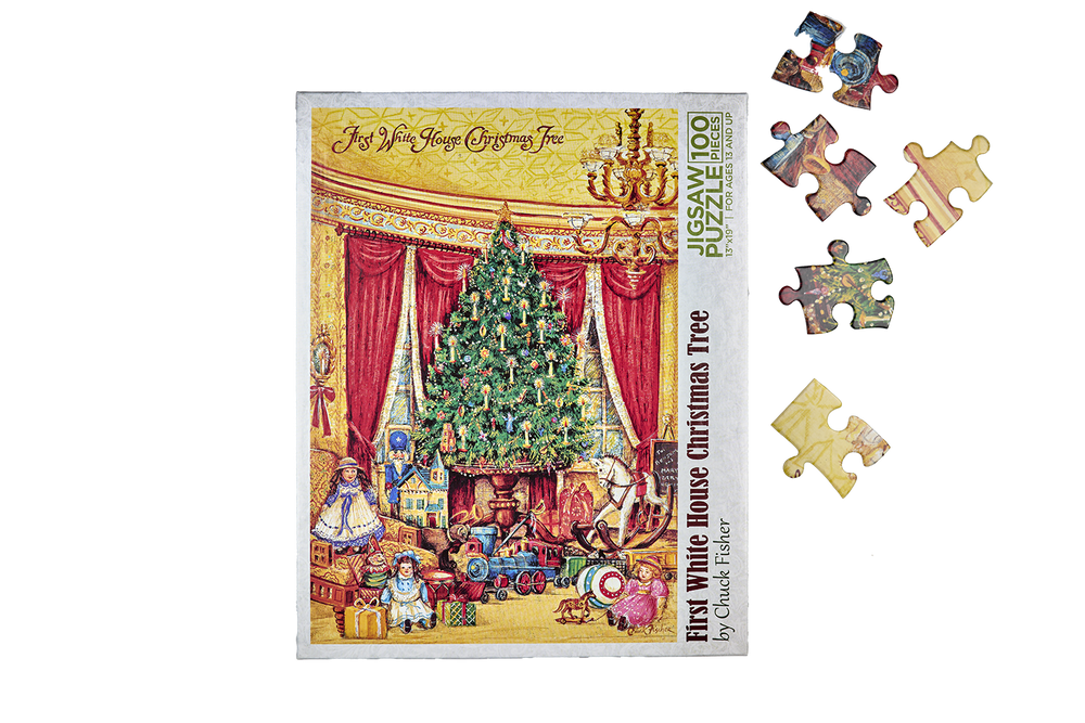 First White House Christmas Tree Puzzle - 100 Pieces