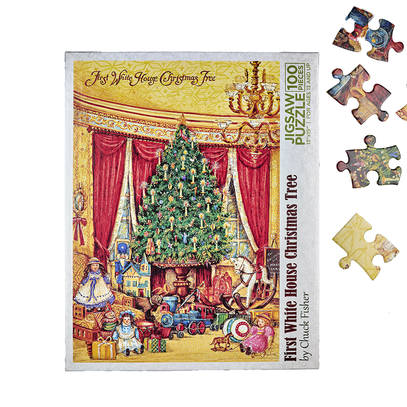 First White House Christmas Tree Puzzle - 100 Pieces