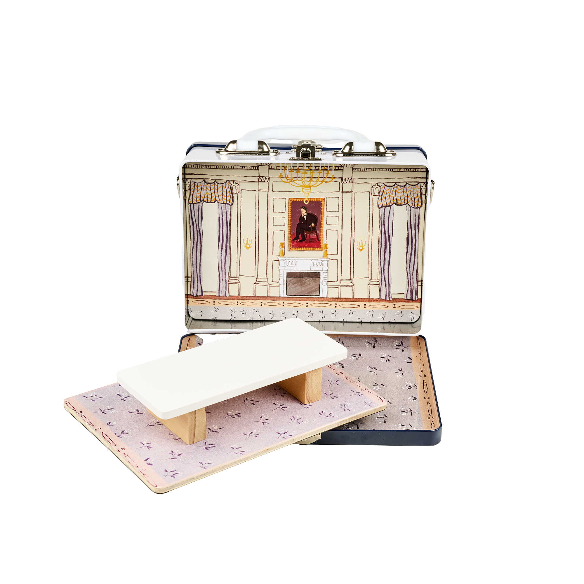 Play Maysie White House Play Case Dollhouse