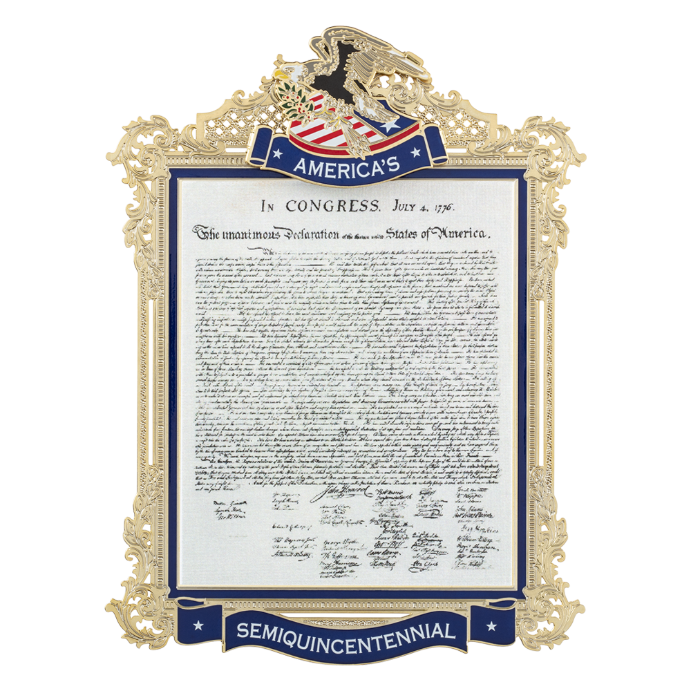 Official Commemorative Ornament of America’s 250th Anniversary front