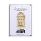 The Magnificent Door to the White House Bookmark in Gold