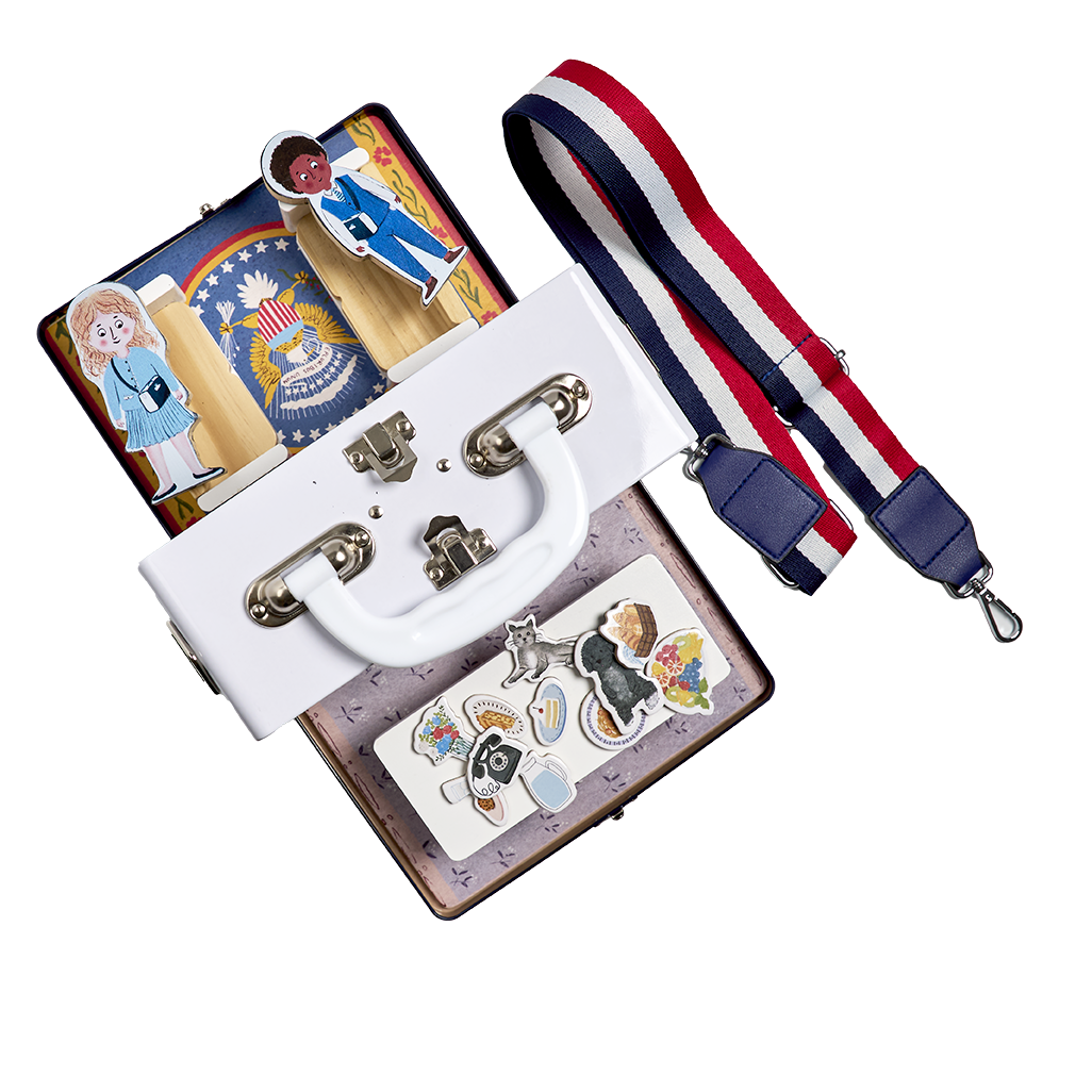 Play Maysie White House Play Case Dollhouse