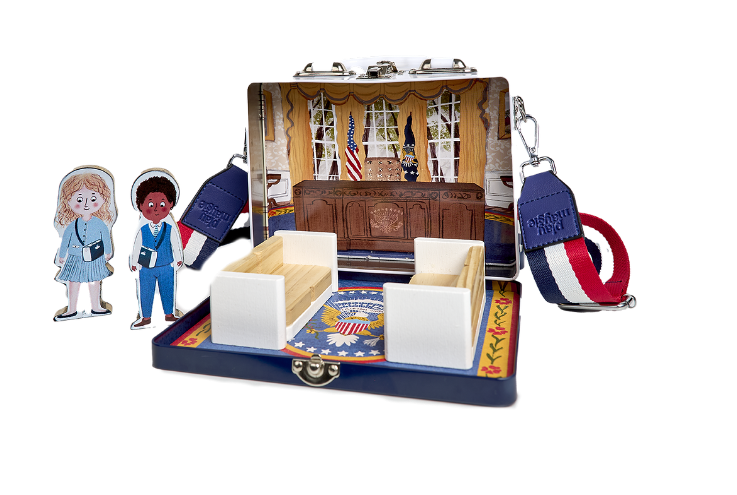 Play Maysie White House Play Case Dollhouse