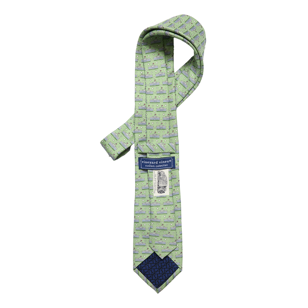 Vineyard Vines White House Silk Tie - Green