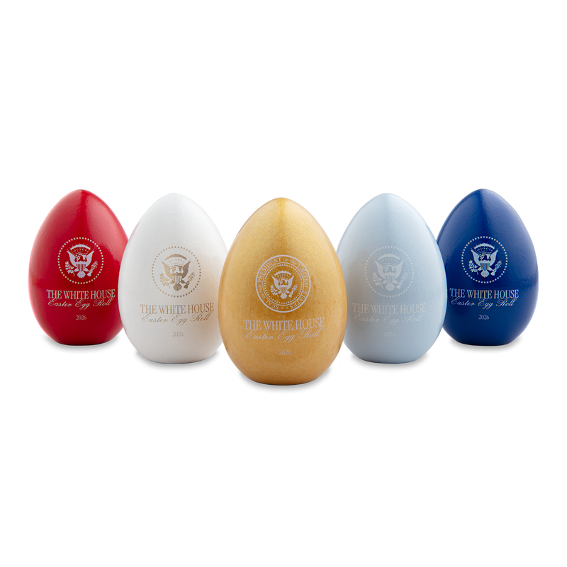 Official 2026 White House Easter Egg Set front