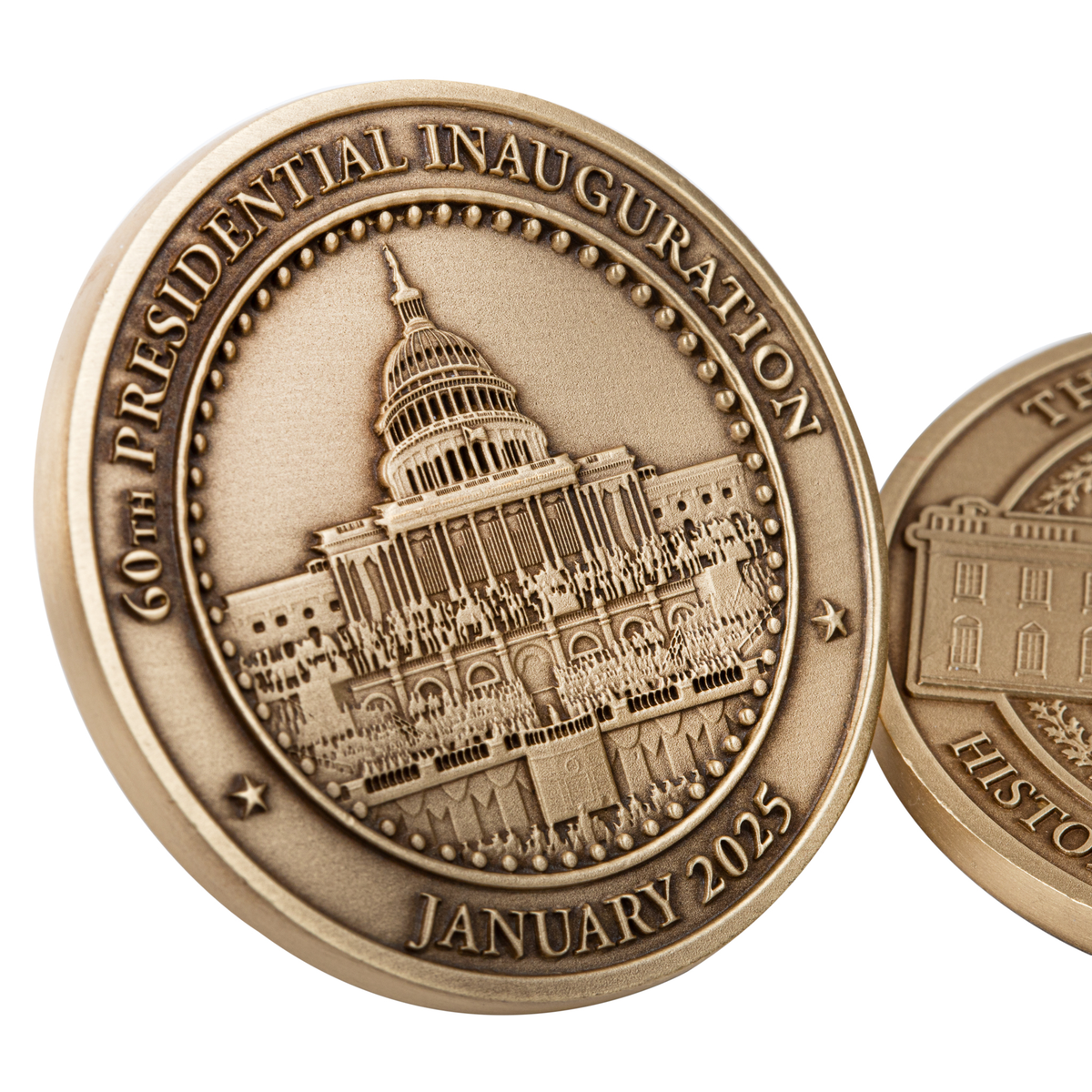 60th Inauguration Commemorative Coin 2025 – White House Historical