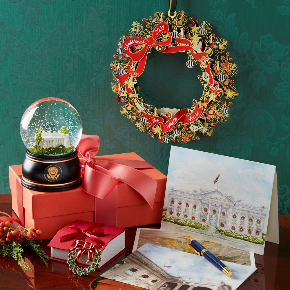 2024 Ornament Decorative Wreath (10”) – White House Historical ...